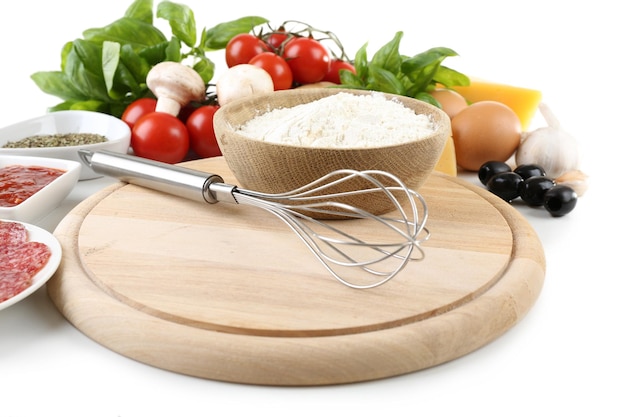 Składniki na blacie